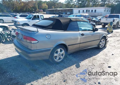 2001 Saab 9-3 Se from USA, damaged, VIN YS3DF78K017007207